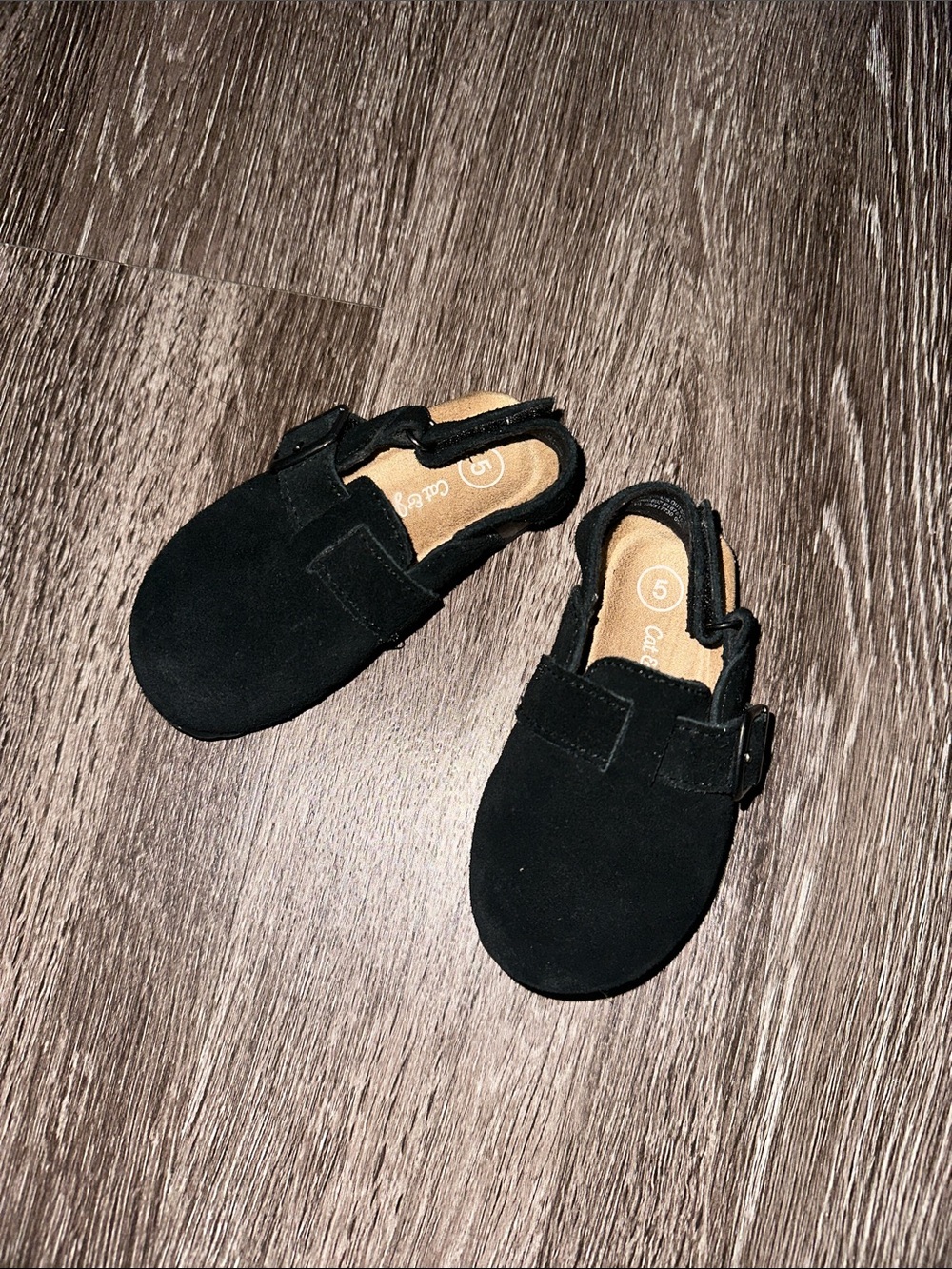 Cat & Jack Black Suede-Look Toddler Mary Jane Shoes